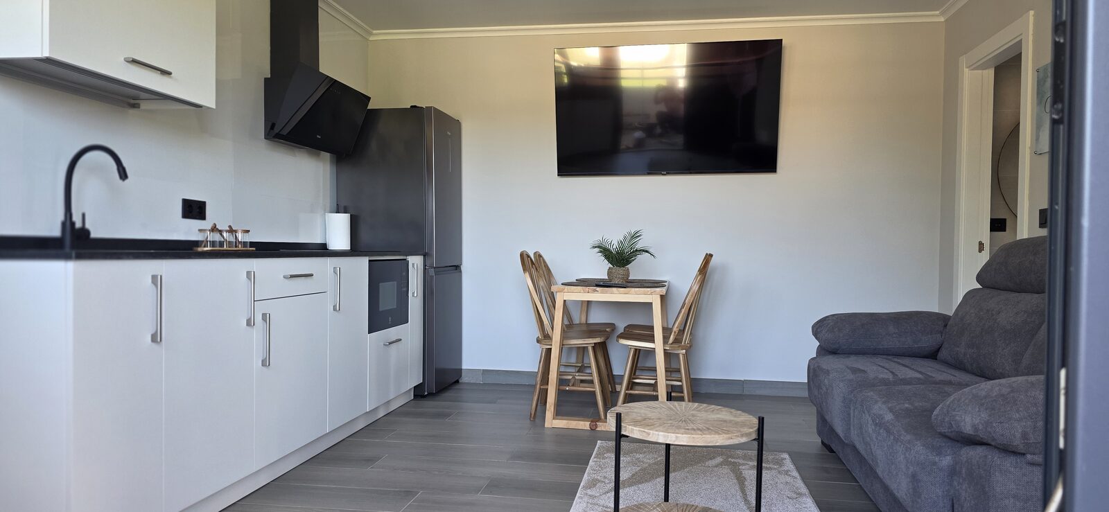 Salón y cocina, Apartamento Socaire